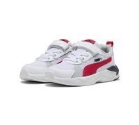 Sneaker PUMA "X-Ray 3 Sneakers Kinder", Kinder, Gr. 35, weiß (weiß for all time rot navy blau), Obermaterial: Synthetik, Textil; Futter: Textil; Innensohle: Textil; Laufsohle: Synthetik, Gummi, Schuhe