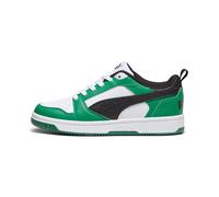 Puma Kinderschuhe Trainings- & Hallenschuhe PUMA White-PUMA Black-Archive Green PUMA White-PUMA Black-Archive Green - Gr. - 3