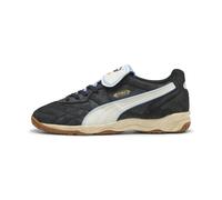 Puma King Indoor-Sneakers Unisex Schuhe | Mit Plain | Black/Warm White | Größe: 43 Black