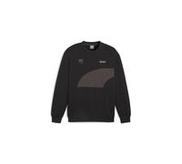 Puma King Top Crew Sweatshirt Herren - schwarz/grau/gol-XL
