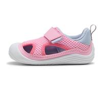 Sneaker PUMA "PUMA Kitten Summer Sandalen Kinder", Mädchen, Gr. 25, pink shimmer snow mountain blau magic rose, Obermaterial: Synthetik, Textil. Futter: Textil. Innensohle: Textil. Laufsohle: Gummi, S