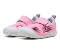 Sneaker PUMA "PUMA Kitten Summer Sandalen Kinder", Mädchen, Gr. 24, pink shimmer snow mountain blau magic rose, Obermaterial: Synthetik, Textil. Futter: Textil. Innensohle: Textil. Laufsohle: Gummi, S