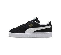 PUMA Klassische Turnschuhe für Jugendliche, Kinder, Wildleder, unisex, Puma Schwarz Puma Weiß, 5 UK