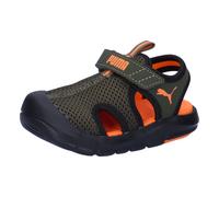 Puma Kleinkinder Sandale Fun Racer Sandal Mesh V Inf 401576-02 22 Dark Olive-Rickie Orange-PUMA Black