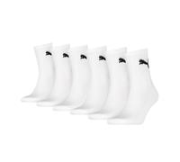 PUMA Kurze Crew-Socken im 6er-Pack, Kleidung, Weiß, 35-38 White