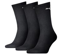 PUMA Kurze Crew-Socken Unisex (3er-Pack), Kleidung, Schwarz, 43-46 Black
