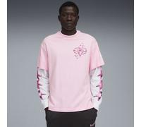 PUMA LaFrancé HEEM Rosa Langarmshirt Herren, Kleidung, L Pink
