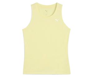 Puma Lauftop "Velocity" in Gelb - Größe L | Damen Outdoor Tops Shirts