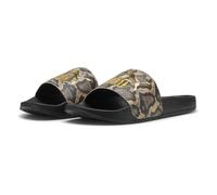 PUMA LEADCAT 2.0 SNAKE CHIC, Weiblich Schiebe-Sandalen, PUMA BLACK-PUMA AGED SILVER,