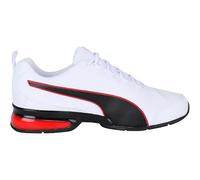 PUMA Unisex Leader VT SL Laufschuhe, Puma White-Puma Black-Flame Scarlet, 41 EU