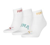 PUMA Logo Quarter Socks 3 Paar EU 39-42