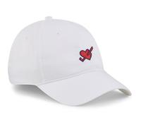 PUMA Love Golf Dad Cap Damen 01 - white glow/strong red