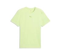 PUMA Performance Regular Fit T-Shirt mit Logo-Print Modell 'Cloudspun' in Neon Gelb, Größe M