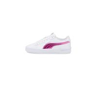 PUMA M dchen Jada Holo Jr Sneaker, Puma White Puma Silver, 38.5 EU