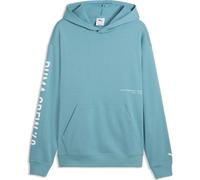 PUMA Herren Kapuzensweat M GRAPHICS FRENCH TERRY HOODIE (528670) M Baltic Sea Blue