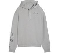 PUMA Hoodie X Hyrox Cloudspun – Regular Fit, 78% Polyester – Herren XL – light gray heather