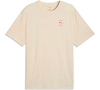 Puma M Run Club Relaxed Graphic Tee alpine snow (87) S