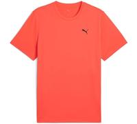 Puma M TAD ESSENTIALS SOLID CAT TEE Herren T-Shirt, rot, größe L