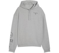 PUMA Kapuzensweatshirt PUMA x Hyrox Cloudspun – Herren, hellgrau meliert, Gr. L