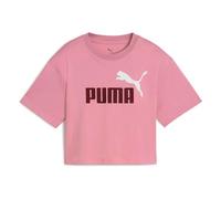 PUMA Essentials 2 Color No.1 Logo Cropped T-Shirt Mädchen 65 - poised pink 152