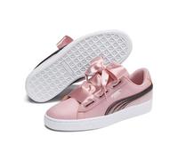 Puma Mädchen Basket Heart Shimmer Jr Sneaker, Pink (Bridal Rose White 02)