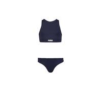 PUMA Kinder Bikini Swim Girls Racerback SE Marineblau Gr. 140