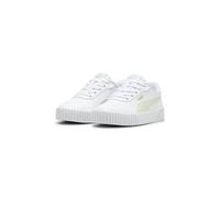 PUMA Mädchen Carina 2.0 Ps Turnschuhe, White Green Illusion Pure Green, 30 EU