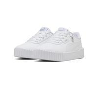 Sneaker PUMA "CARINA 30 CHARM PS", Mädchen, Gr. 35, puma weiß, puma silber, Synthetik, Schuhe Sneaker (67799667-35) puma weiß, puma silber