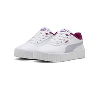 Sneaker PUMA "Carina 3.0 Sneakers Mädchen", Mädchen, Gr. 33, lila (weiß lila crush lila), Obermaterial: Textil, Synthetik; Futter: Textil; Innensohle: Textil; Laufsohle: Gummi, Schuhe Sneaker (3751641