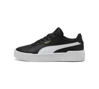 PUMA Mädchen Carina 3.0 Sneakers 37, Black White Gold