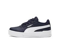 PUMA Mädchen Carina L Jr Sneaker, Peacoat Puma Weiß Puma Silber, 22 EU