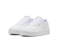 PUMA Carina MIA PS Sneaker, White Gold, 32.5 EU