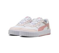 PUMA Mädchen Carina Mia Sneakers 29, White Rosy Outlook Jasmine Flower Pink
