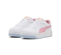 Puma Mädchen Carina Street Jr Sneaker, Puma White Pinkscape Exotic Red, 38 EU