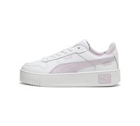 PUMA Mädchen Carina Street Jr Turnschuhe, Puma White Grape Mist, 37.5 EU