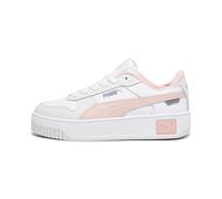 PUMA Mädchen Carina Street Jr Turnschuhe, Puma White Rose Dust Feather Grey, 37 EU