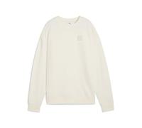 Sweatshirt PUMA "ESS ELEVATED Bequemer Crewneck Damen", Damen, Gr. M, no dye color mix, Obermaterial: 100% Baumwolle; Rippe: 97% Baumwolle, 3% Elasthan, comfort fit, Rundhals, Langarm, Sweatshirts (50