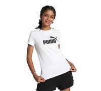 PUMA Mädchen Ess Logo Tee G T shirt, Puma White, 128 EU