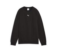 Puma Sweatshirt ESS Oversized Crew FL Fleece Damen Schwarz S