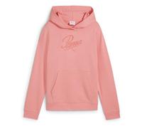 PUMA Essentials Script French Terry Hoodie Mädchen 18 - pink fruit 164