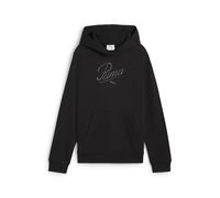 PUMA Mädchen ESS Script Hoodie TR G Kapuzenpullis, PUMA Black,