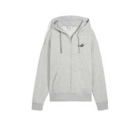 PUMA Essentials Small No. 1 Logo Comfort Fleece Kapuzenjacke Damen 04 - light gray heather L