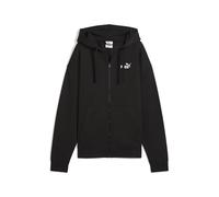 PUMA ESS Small No. 1 Logo Comfort Hoodie mit durchgehendem Reißverschluss Damen, Kleidung, Schwarz, L Black