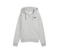 PUMA Mädchen ESS Small No. 1 Logo Comfort Full-Zip Hoodie TR Hooded Sweatshirt, Light Gray Heather, M