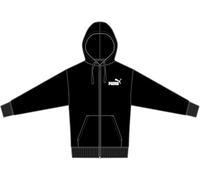 PUMA Mädchen ESS Small No. 1 Logo Comfort Full-Zip Hoodie TR Hooded Sweatshirt, PUMA Black, S