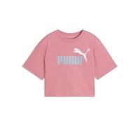 PUMA Mädchen Essentials 2 Colour No. 1 Logo Kurzes T-Shirt 116, Wild Pink