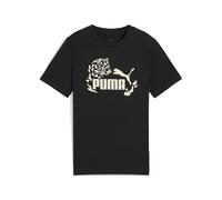 Puma Mädchen Flaming Love Graphic Tee G T-Shirts, Puma Black, 128 EU