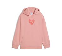 PUMA Mädchen Flaming Love Hoodie TR G Kapuzenpullis, Pink Fruit, 128