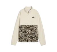 Puma Mädchen Graphic Animal Relaxed Half-Zip Crew Sweatshirt, Alpine Snow, XL EU