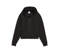PUMA Mädchen HER Comfort Crop Full-Zip Hoodie Hooded Sweatshirt, PUMA Black, M